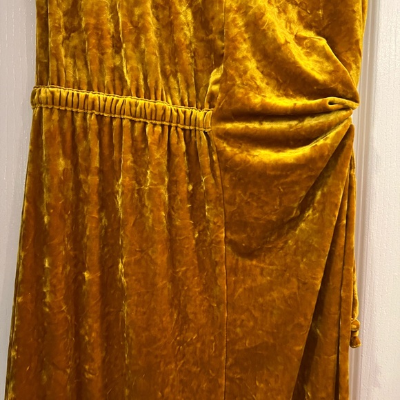 MIDI TOPSHOP VALVET DRESS - Picture 2 of 7